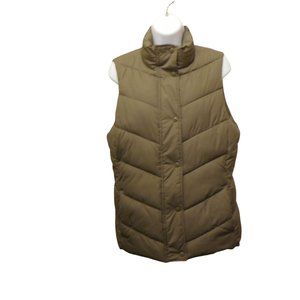 Gap Women's Puffer Winter Vest Zip & Snap RN:54023 Sz. M